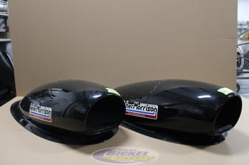 USED Carbon Mach 10 Hood Scoops
